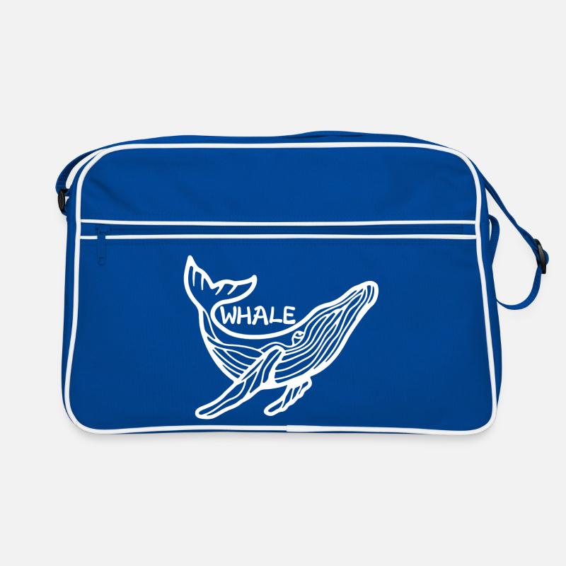 Der Riese der Meere Retro Tasche