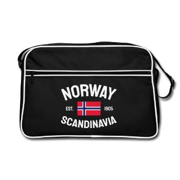 Norvège - Norvège - Norvège - Scandinavie - 1905 - Sac Retro - noir/blanc - Devant