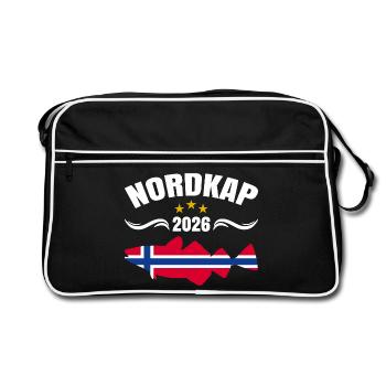 North Cape 2026 - Retro Bag - black/white - Front