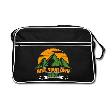 Hike Your Own Hike - Retro Bag - black/white - Front