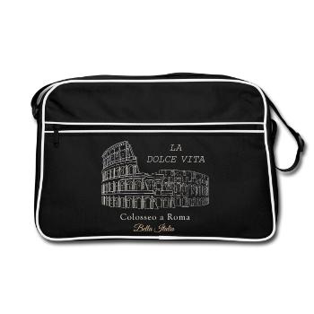 Colosseo Rome La Dolce Vita - Sac Retro - noir/blanc - Devant
