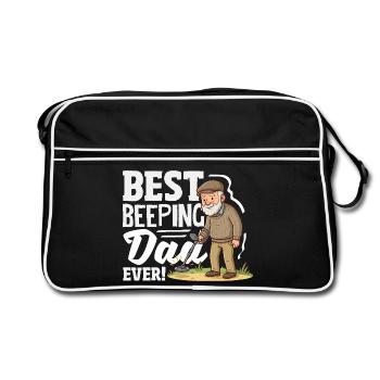 Meilleur détecteur de père bip - Sac Retro - noir/blanc - Devant
