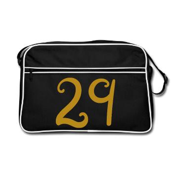29 - Sac Retro - noir/blanc - Devant