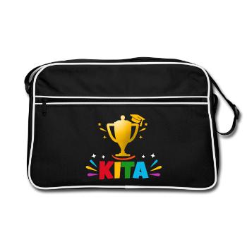 Crèche - Sac Retro - noir/blanc - Devant