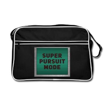 Super Pursuit Fashion - Sac Retro - noir/blanc - Devant