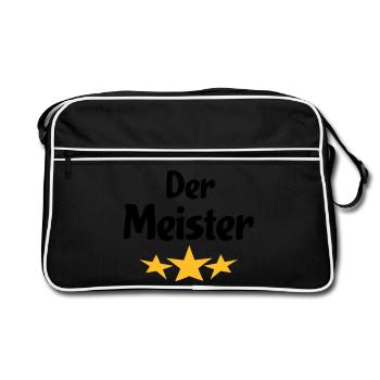 Des cadeaux amusants pour le patron - Sac Retro - noir/blanc - Devant