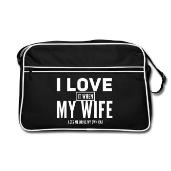 Loudness for Car Enthusiasts - Retro Bag - black/white - Front