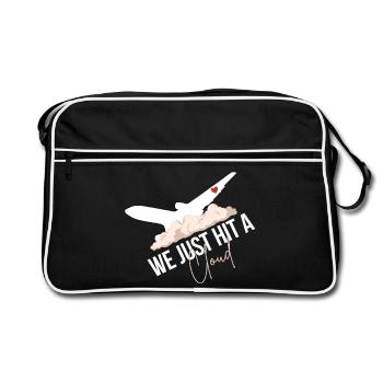 We Just Hit A Milestone - Retro Bag - black/white - Front