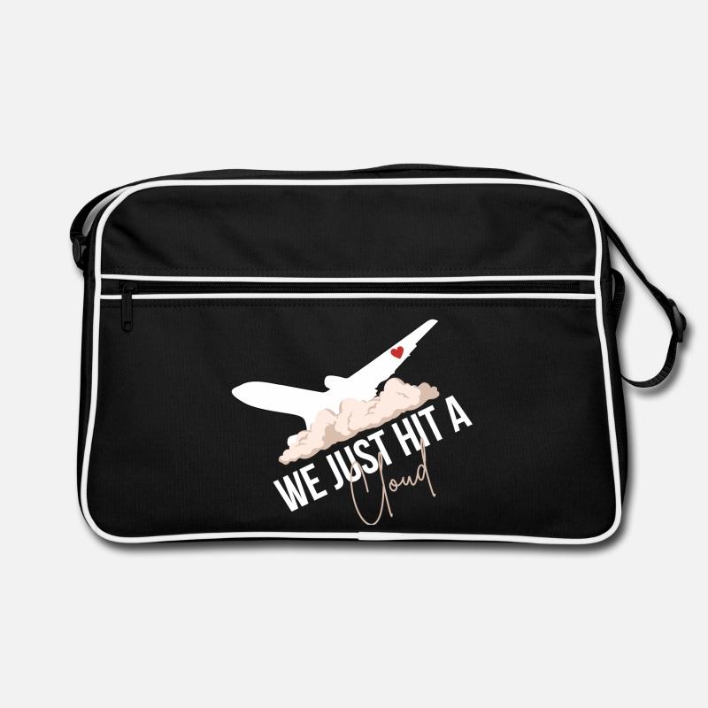 Nous venons d’atteindre un jalon - Sac Retro - noir/blanc