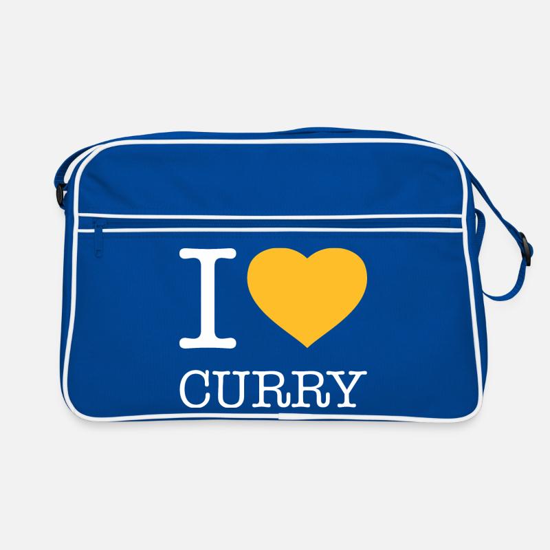 I LOVE CURRY Retro Tasche
