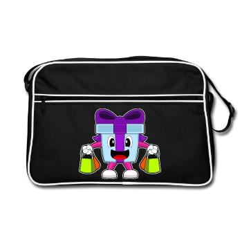 Forfait Achats de Noël - Sac Retro - noir/blanc - Devant