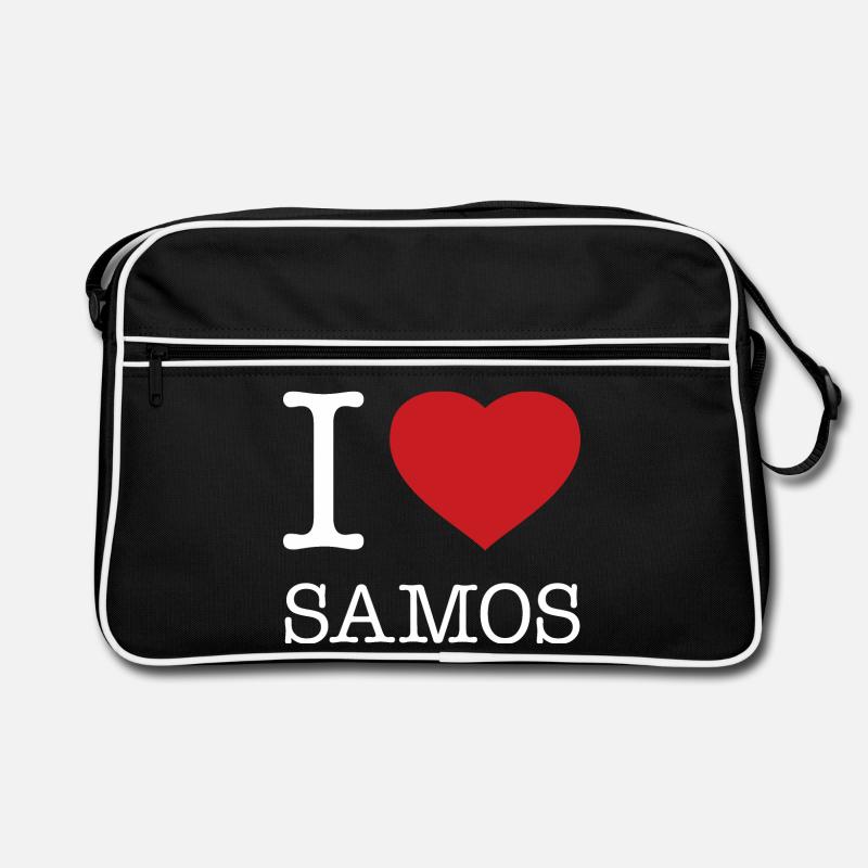 I LOVE SAMOS Retro Bag