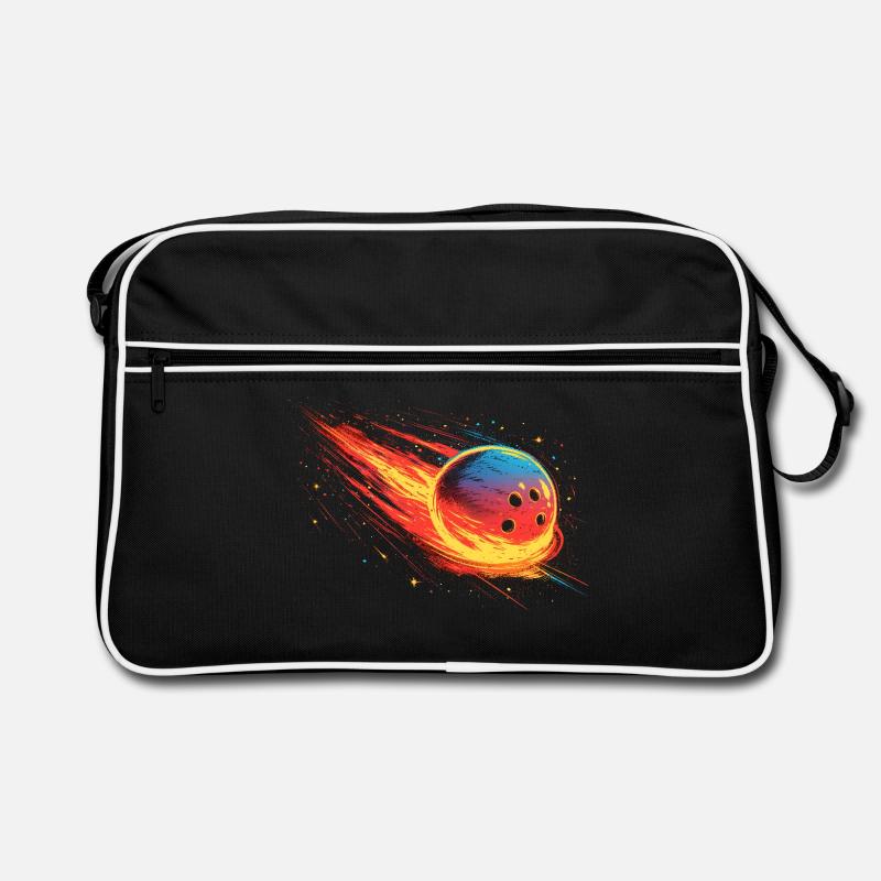 Boule de bowling look des années 90 Sac Retro
