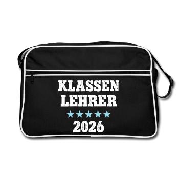 Class Teacher 2026 Head of School Class Teacher - Retro Bag - black/white - Front