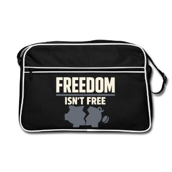 Indépendant indépendant Steuerhumor 1099 Life - Sac Retro - noir/blanc - Devant