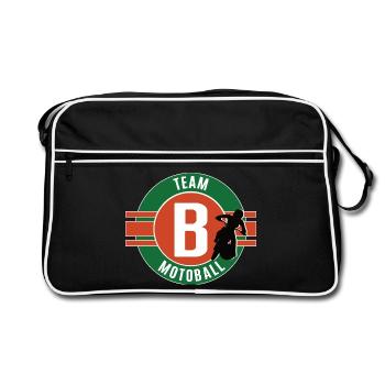 Motoball Team B Team Player Game - Retro Bag - black/white - Front