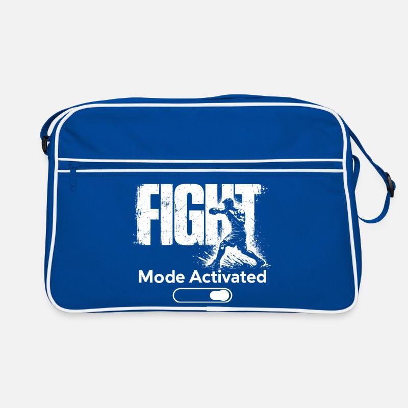 Mode combat Chemise activée Boxe de gym Fighter Sac Retro