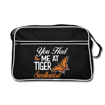  Entomology Insect Butterflies Eastern Tiger - Retro Bag - black/white - Front
