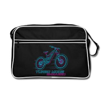 Neon Cyberpunk E-VTT Turbo - Sac Retro - noir/blanc - Devant
