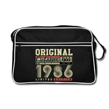 Original octobre 1986 – 40e anniversaire Rétro - Sac Retro - noir/blanc - Devant