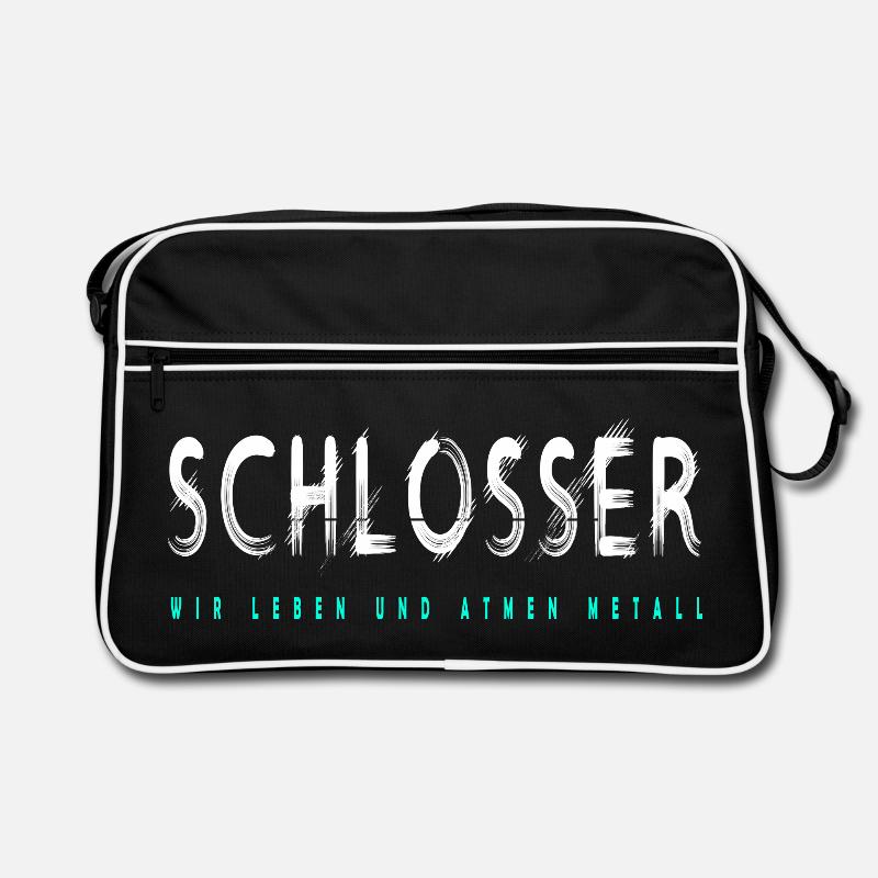 Schlosser Handwerker Design Retro Tasche
