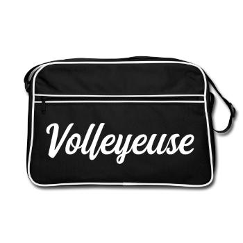 Volleyeuse - Sac Retro - noir/blanc - Devant