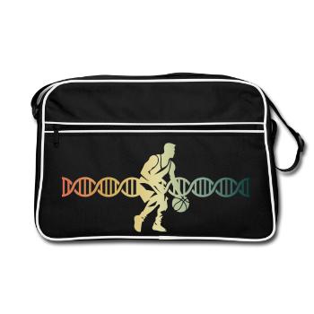 Basket-ball ADN ADN Streetball | - Sac Retro - noir/blanc - Devant