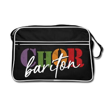 Choir Baritone - Retro Bag - black/white - Front