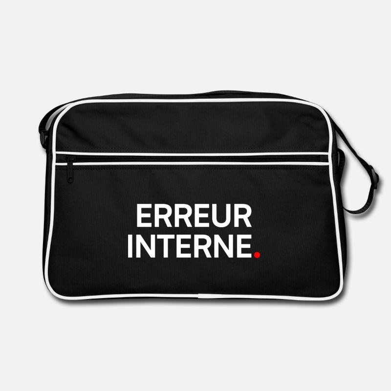 Internal error humor geek fatigue Retro Bag