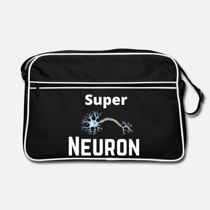 Superneuron-Netzwerk Retro Tasche