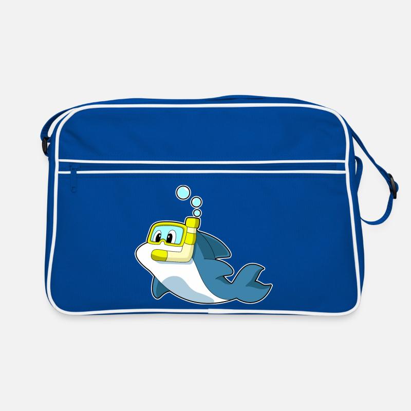 Plongée en apnée avec plongeur de dauphins Sac Retro