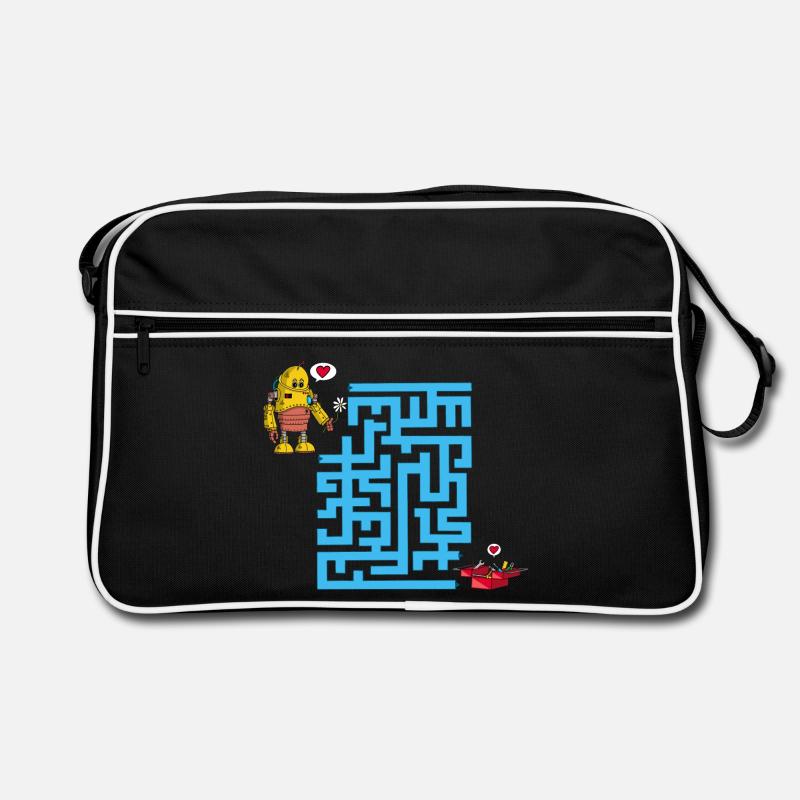 Das Labyrinth der Liebenden Retro Tasche