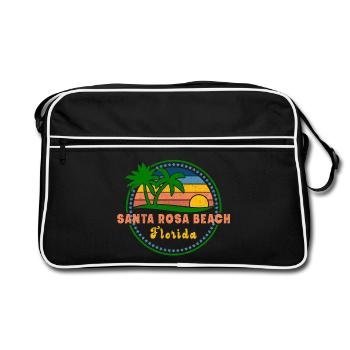 Santa Rosa Beach - Retro Bag - black/white - Front