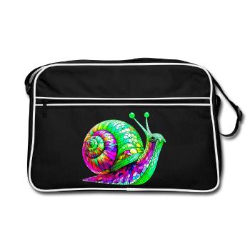 Escargot - Sac Retro - noir/blanc - Devant