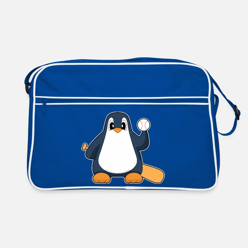 Penguin Baseball Batte de Baseball Sac Retro