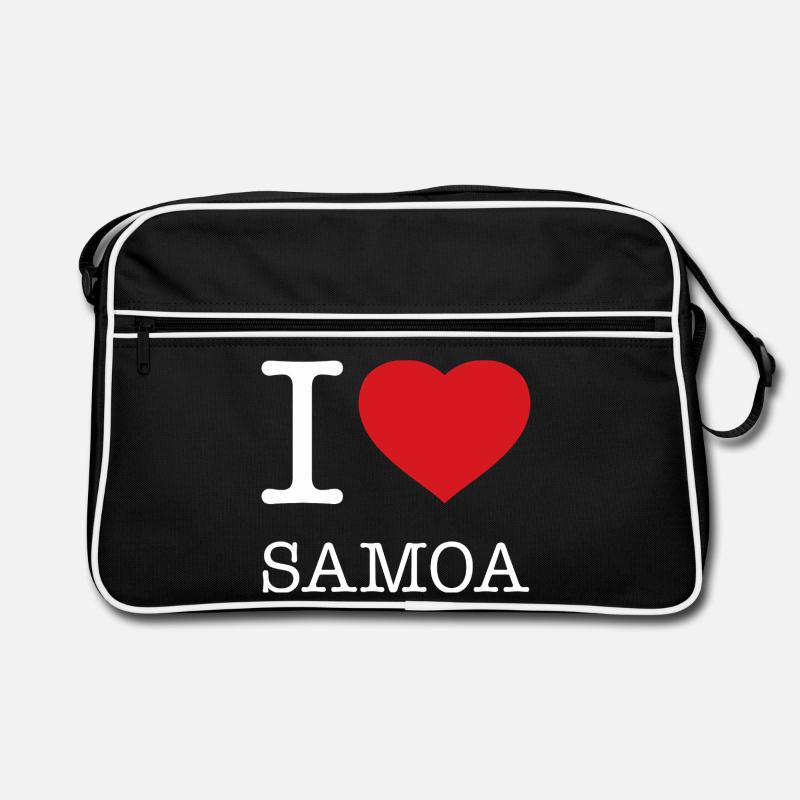 I LOVE SAMOA Retro Tasche
