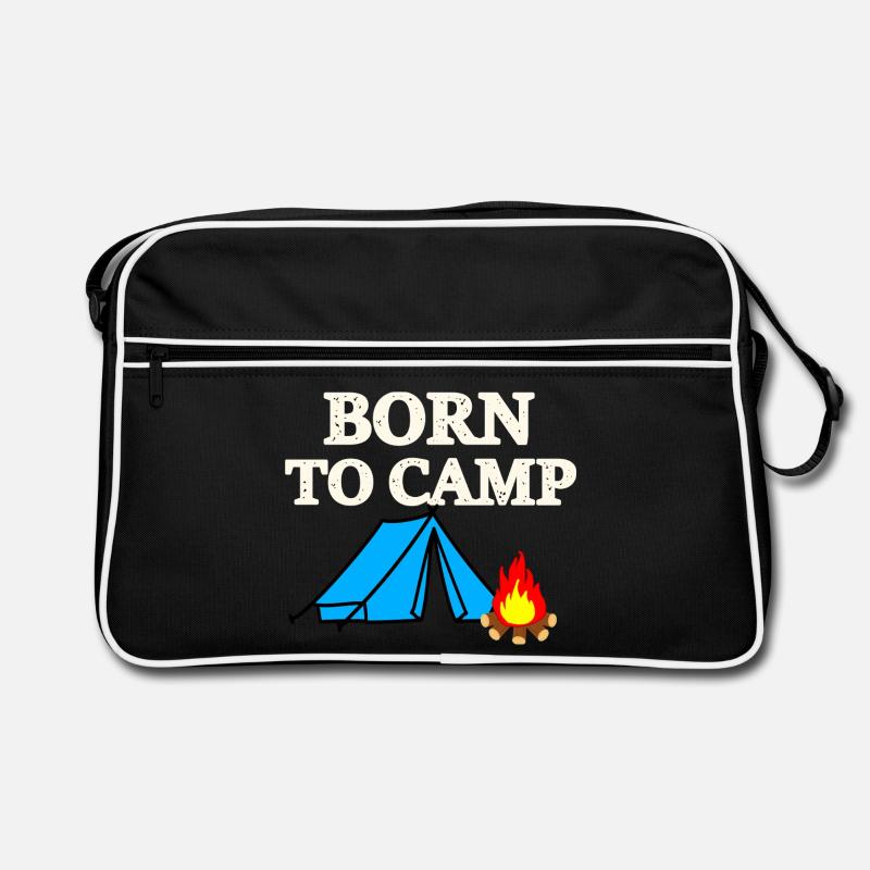 Born To Camp Retro Tasche