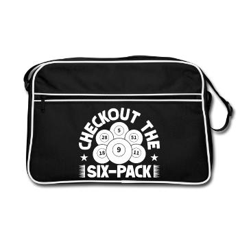 Bingo Player Checkout The Six-Pack Bingo - Retro Bag - black/white - Front