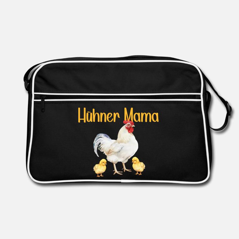 Hühner Mama Muttertag Mutterschaft Mama Elternteil Retro Tasche
