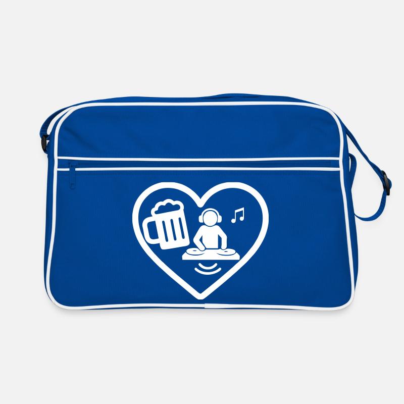 Heart DJ Beer Sac Retro