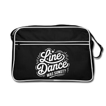 Danse en ligne Quoi d’autre ? - Sac Retro - noir/blanc - Devant