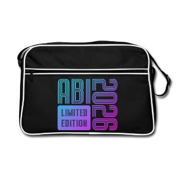 ABI 2026 Vintage Neon Limited Edition - Retro Bag - black/white - Front