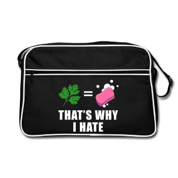Nature vs Soap - Retro Bag - black/white - Front