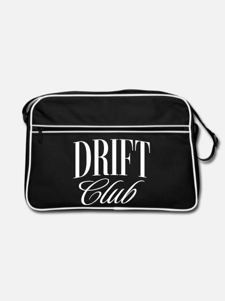 Drift Club - Retro Tasche - Schwarz/Weiß