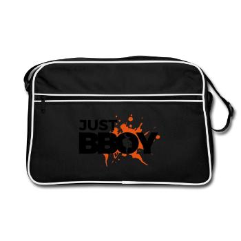 Breakdance Simply B-boy Break Dance Dance - Retro Bag - black/white - Front