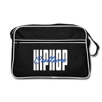 Hip Hop Culture - Retro Bag - black/white - Front