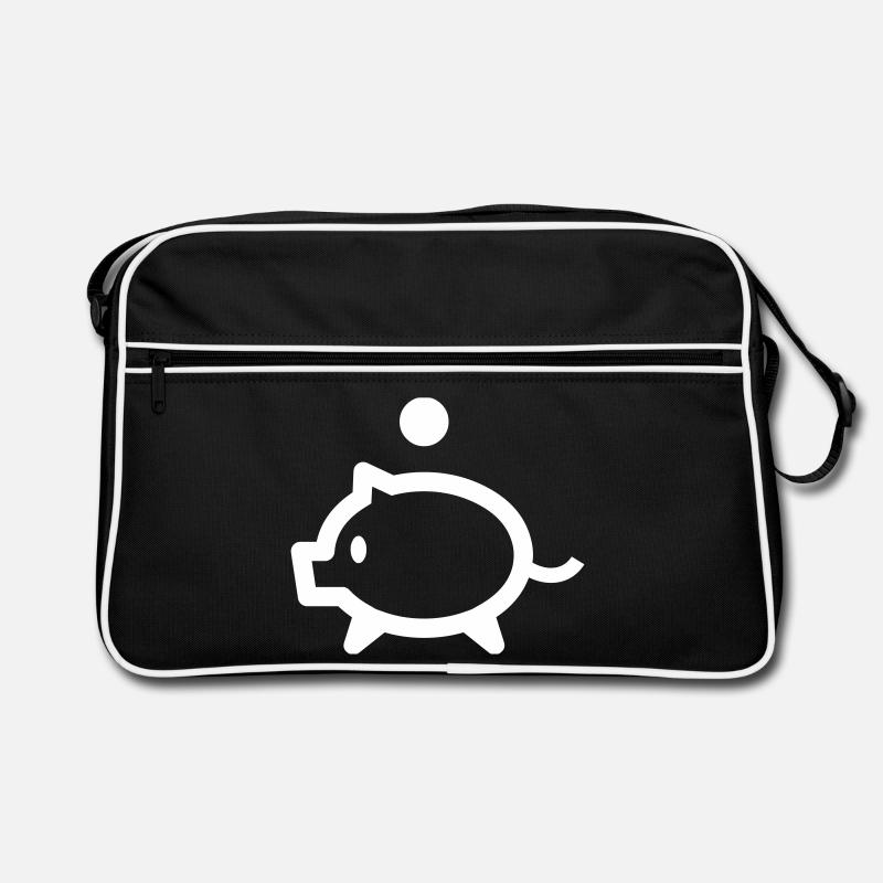 Tirelire avec pièce Sac Retro