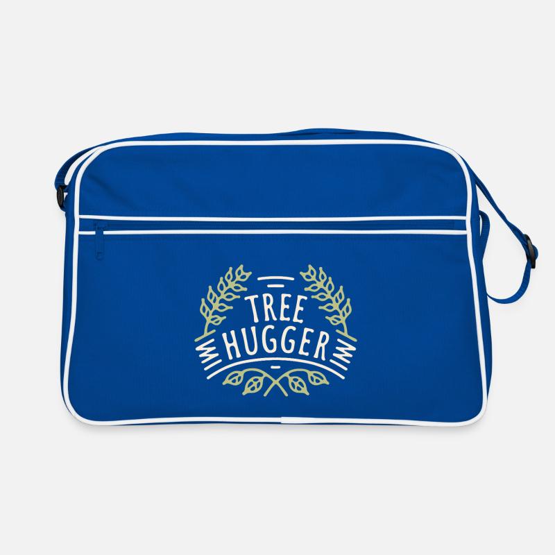 Tree hugger forest bathing nature lovers Retro Bag