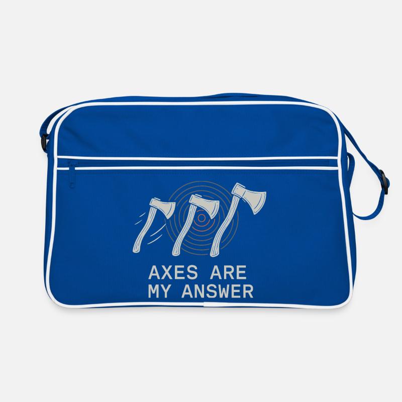 Frauen Axtwerfen Geschenk I Steckäxte Retro Tasche
