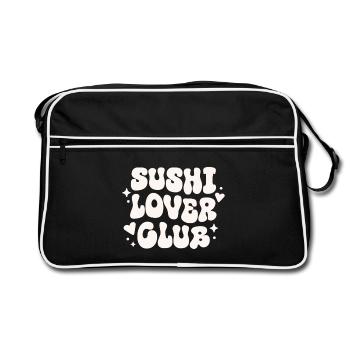 Club des amateurs de sushi - Sac Retro - noir/blanc - Devant